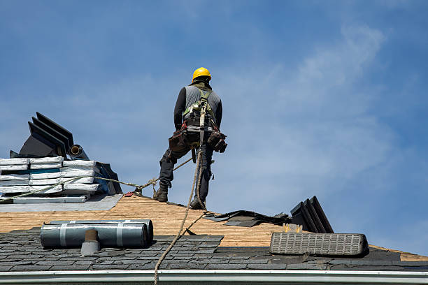 Professional Roof Installation technician working in Conklin, NY